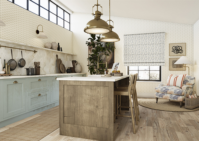 Shelly, Frosted Stone - Roman Blind - Image 6